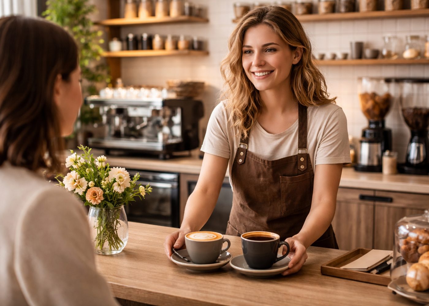 Gastvrije bediening in koffiebar